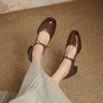 Handcrafted Luxury Genuine Leather Women's Shoes(Egupai8883181)