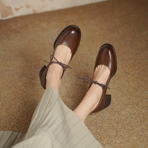 Handcrafted Luxury Genuine Leather Women's Shoes(Egupai8883181)