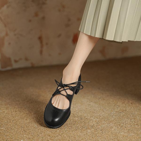 Handcrafted Luxury Leather Women's Shoes: Elegance in Every Detail(Egupai8883179)