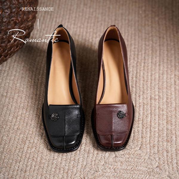 Exquisite Handcrafted Leather Women's Shoes: Elevate Elegance and Luxury(Egupai8883188)
