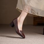Exquisite Handcrafted Leather Women's Shoes: Elevate Elegance and Luxury(Egupai8883188)