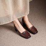 Exquisite Handcrafted Leather Women's Shoes: Elevate Elegance and Luxury(Egupai8883188)