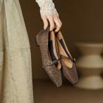 Luxurious Handcrafted Genuine Leather Women’s Shoes: Elegance in Every Step(Egupai8888月-93)