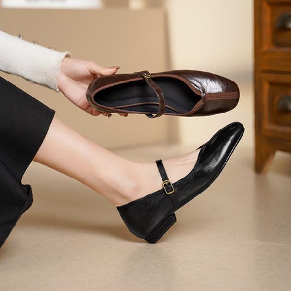 Handcrafted Luxurious Leather Women’s Shoes, Exquisite Quality(Egupai8883129)