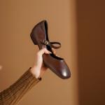 Luxury Handmade Leather Women's Shoes: Elegance in Artisanal Craftsmanship(Egupai8883127)