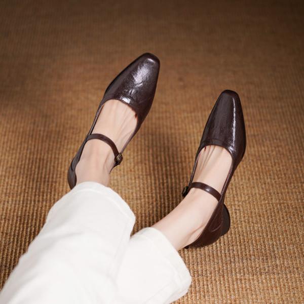 Luxury Handmade Genuine Leather Women's Shoes - Elegance Redefined(Egupai8883185)