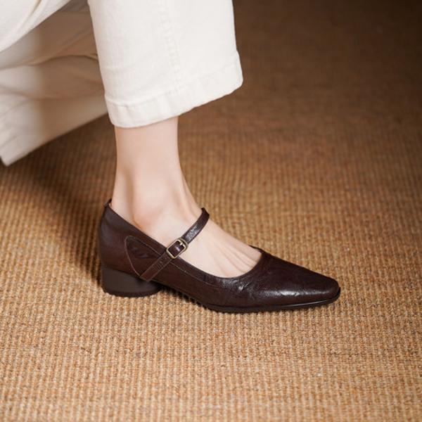 Luxury Handmade Genuine Leather Women's Shoes - Elegance Redefined(Egupai8883185)