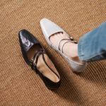 Handcrafted Leather Women's Shoes - Elegance Redefined(Egupai8883186)