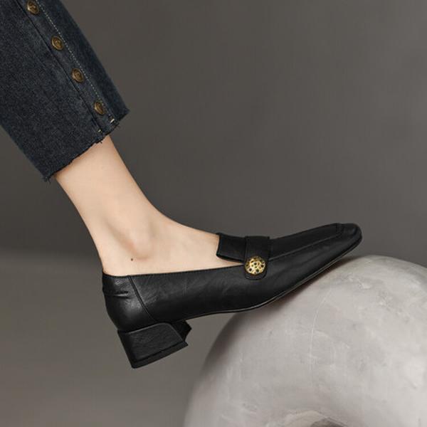 Handcrafted Luxury Genuine Leather Women's Shoes: Elegance Meets Superior Craftsmanship(Egupai888390-1)