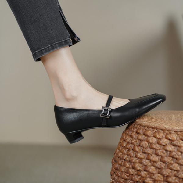 Luxurious Handcrafted Leather Women’s Shoes(Egupai8883203)