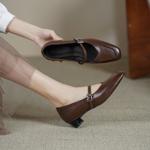 Luxurious Handcrafted Leather Women’s Shoes(Egupai8883203)