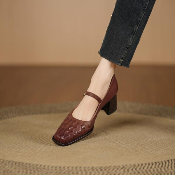 Elegant Handcrafted Leather Women's Shoes: Luxury Artistry Unveiled(Egupai8881月-89)