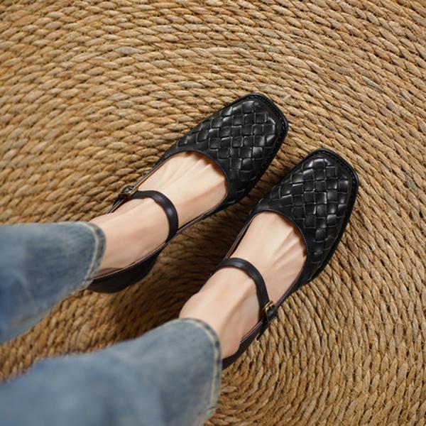 Elegant Handcrafted Leather Women's Shoes: Luxury Artistry Unveiled(Egupai8881月-89)