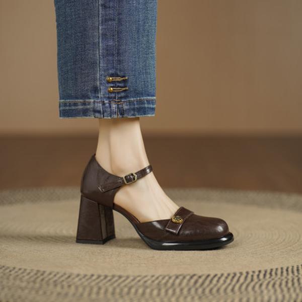 Exquisite Handmade Leather Women’s Shoes: Elegance Meets Luxury Craftsmanship(Egupai8883207)