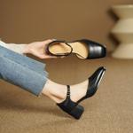 Exquisite Handmade Genuine Leather Women's Shoes - Luxury Craftsmanship Unveiled(Egupai8883196)