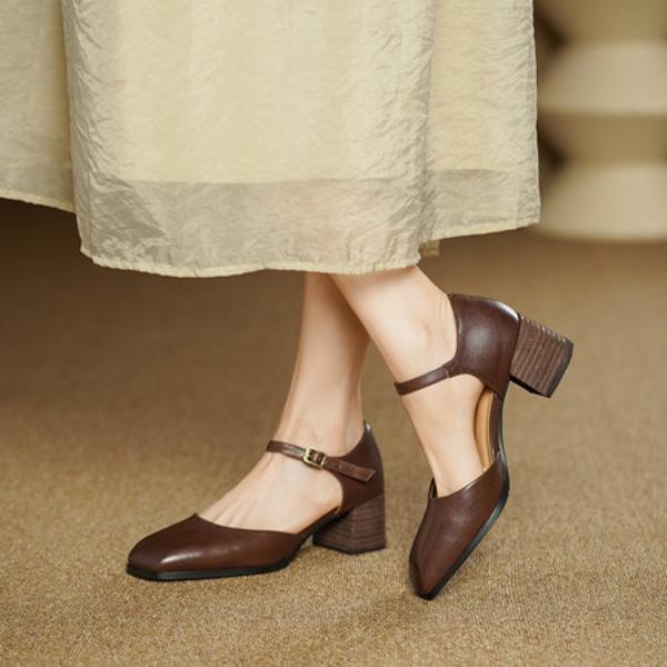 Exquisite Handmade Genuine Leather Women's Shoes - Luxury Craftsmanship Unveiled(Egupai8883196)