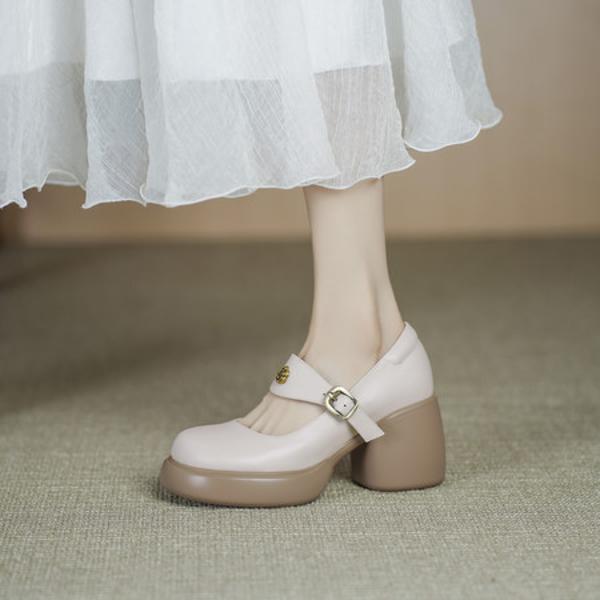 Elevate Your Elegance with Handcrafted Luxurious Leather Heels(Egupai8883229)