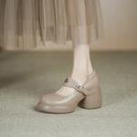 Elevate Your Elegance with Handcrafted Luxurious Leather Heels(Egupai8883229)