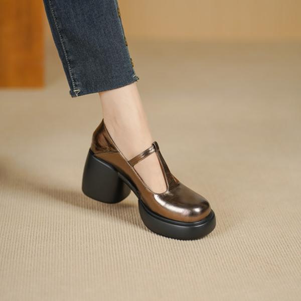 Exquisite Handmade Leather Women's Shoes - Luxury Craftsmanship(Egupai8883230)