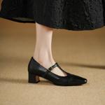 Luxury Handcrafted Genuine Leather Women's Shoes - Exquisite Craftsmanship(Egupai8883258)