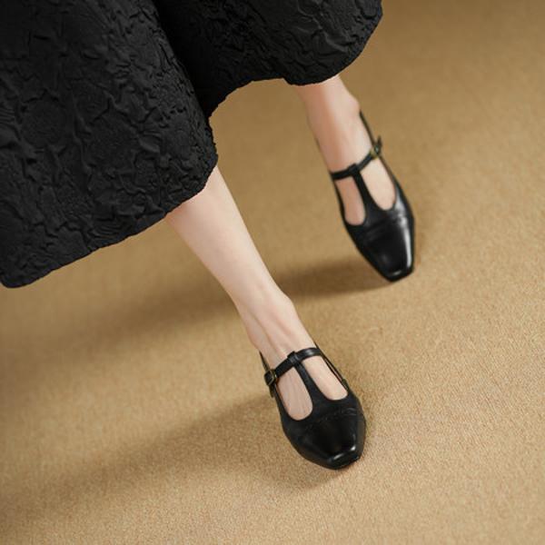 Luxury Handcrafted Genuine Leather Women's Shoes - Exquisite Craftsmanship(Egupai8883258)