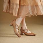Exquisite Handmade Leather Women's Shoes: Luxury Craftsmanship and Timeless Elegance(Egupai8883259)