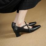 Exquisite Handmade Leather Women's Shoes: Luxury Craftsmanship and Timeless Elegance(Egupai8883259)