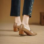 Exquisite Handcrafted Leather Women's Shoes: Luxury, Quality, and Elegance Combined(Egupai8883251)