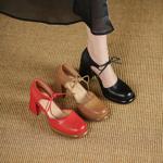 Elegant Handmade Leather Women’s Shoes: Luxurious Craftsmanship(Egupai8883252)