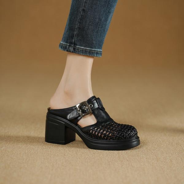 Luxurious Handmade Leather Women's Shoes with Exquisite Craftsmanship(Egupai8883263)