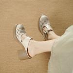 Artisan Crafted Genuine Leather Women's Shoes: Elegance Redefined(Egupai8883262)