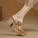Handcrafted Luxury Leather Women's Shoes: Elegance Redefined(Egupai8883270)