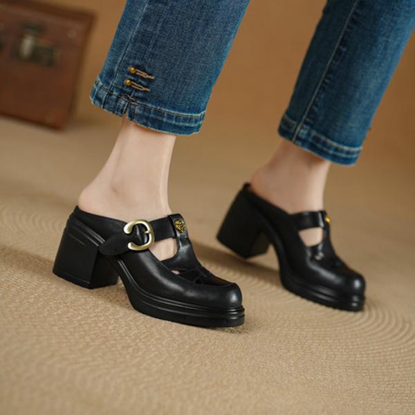 Exquisite Handcrafted Leather Women's Shoes: A Luxurious Elegance(Egupai8883266)