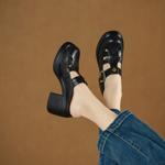 Exquisite Handcrafted Leather Women's Shoes: A Luxurious Elegance(Egupai8883266)