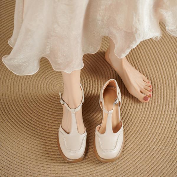 Handcrafted Luxury Leather Women's Shoes(Egupai8883267)