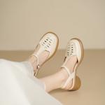 Handcrafted Leather Women's Shoes: Elegance Meets Luxury in Every Detail(Egupai8883272)