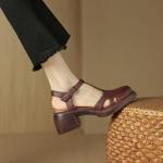 Handcrafted Luxury Leather Women's Shoes - Elegance in Every Stitch(Egupai8881月-98)