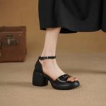 Crafted Elegance: Handcrafted Premium Leather Women's Shoes(Egupai8883280)