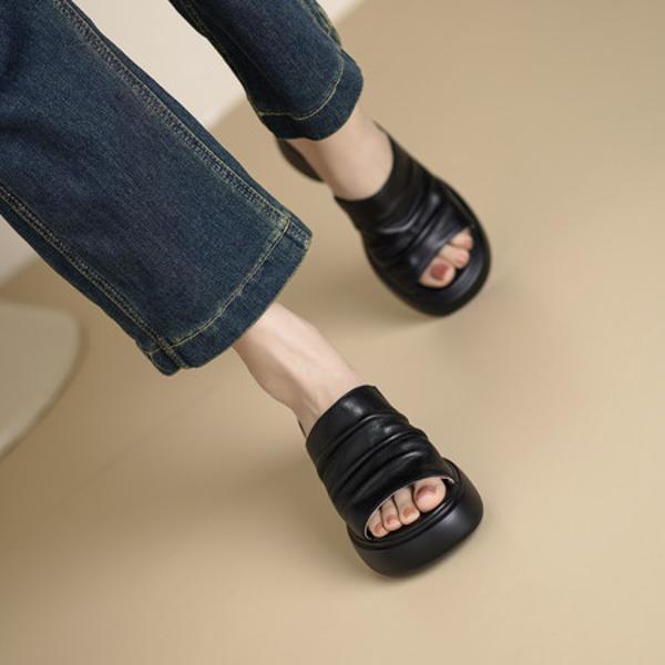 Exquisite Handmade Leather Women's Shoes: Elegance in Every Stitch(Egupai8883283)