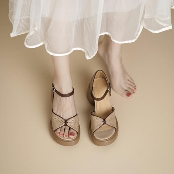 Luxurious Handmade Leather Women's Shoes: Craftsmanship in Elegance(Egupai8883285)