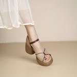 Luxurious Handmade Leather Women's Shoes: Craftsmanship in Elegance(Egupai8883285)