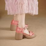 Handcrafted Luxurious Leather Women’s Shoes: Elegant Quality Design(Egupai8883279)