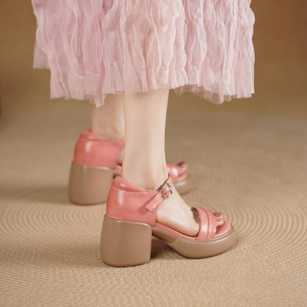 Handcrafted Luxurious Leather Women’s Shoes: Elegant Quality Design(Egupai8883279)