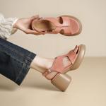 Exquisite Handcrafted Leather Women's Shoes: Elegance in Every Step(Egupai8883281)