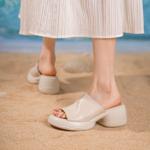 Elegant Handcrafted Genuine Leather Women's Shoes(Egupai8883287)