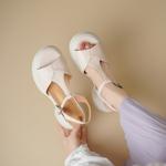 Exquisite Handcrafted Leather Shoes for Elegant Women(Egupai8883288)