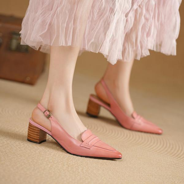 Exquisite Handcrafted Leather Women's Shoes: Luxury and Elegance Redefined(Egupai888249-8)