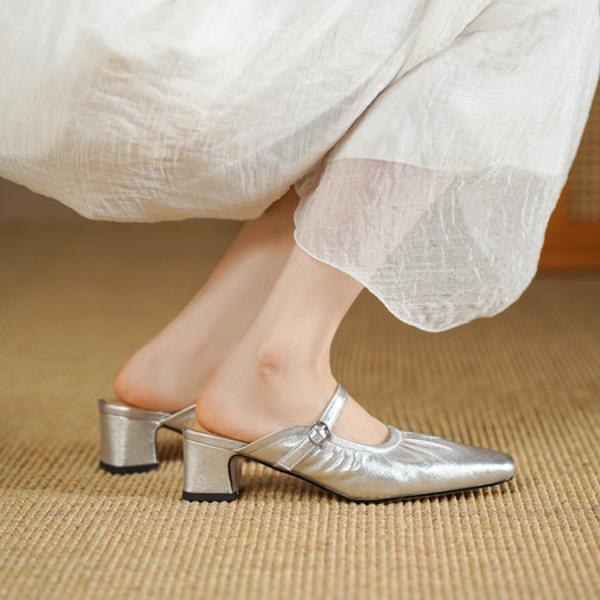 Exquisite Handcrafted Leather Women’s Shoes(Egupai8883297)