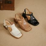 Handcrafted Luxurious Leather Women's Shoes with Elegant Artistry(Egupai8883300)