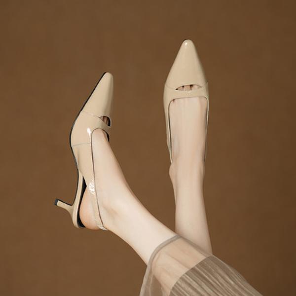 Elegant Handcrafted Genuine Leather Women's Shoes(Egupai8883305)